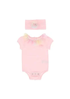 Angel's Face Body Rosa con Fascia Clementine per Neonate