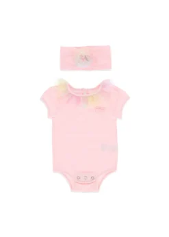 Angel's Face Body Rosa con Fascia Clementine per Neonate