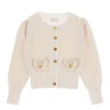 Angel's Face Cardigan Oro per Bambine