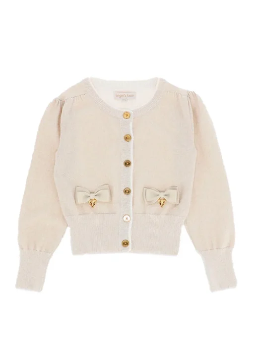 Angel's Face Cardigan Oro per Bambine