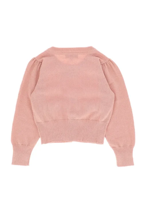Angel's face Cardigan Rosa con Fiocchi per Bambine