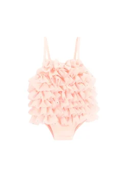 Angel's Face Costume Rosa per Neonate