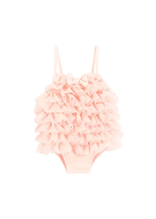 Angel's Face Costume Rosa per Neonate