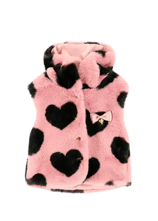 Angel's Face Gilet in pelliccia Rosa