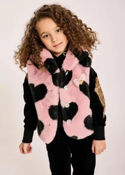 Angel's Face Gilet in pelliccia Rosa