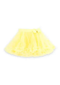 Angel's Face Gonna in Tulle Gialla per Bambine