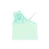 Angel's Face Top Menta con Fiore Reese per Bambine