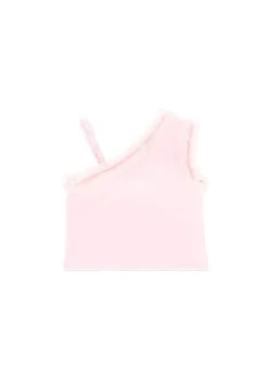 Angel's Face Top Rosa con Fiore Reese per Bambine