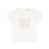Angel's Face T-shirt Bianca con Stampa Mallory per Bambine