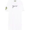 Barrow Kids Abito T-shirt Bianco con Stampa per Bambine