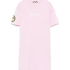 Barrow Kids Abito T-shirt Rosa con Stampa per Bambine