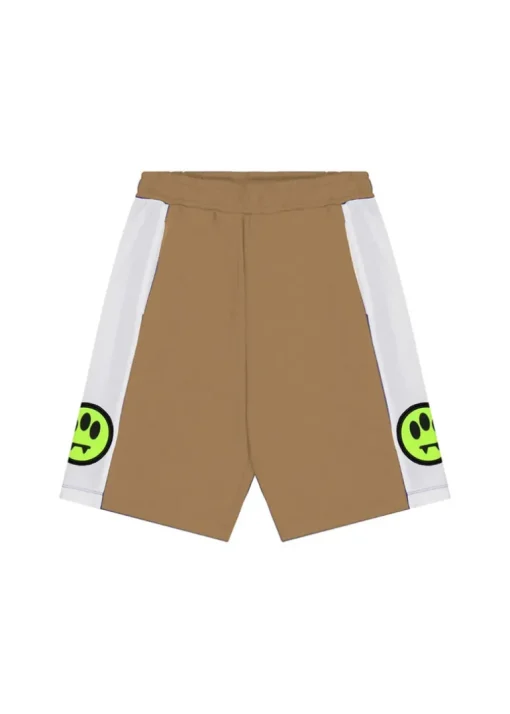 Barrow Kids Bermuda Bianco/Beige con Smile per Bambini