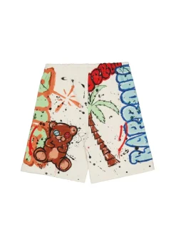 Barrow Kids Bermuda Crema con Stampa per Bambini