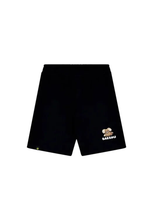 Barrow Kids Bermuda Neri con Stampa per Bambini
