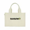 Barrow Kids Borsa Tote Crema con Logo per Bambine
