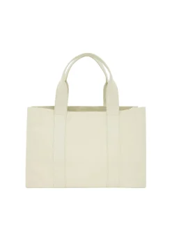 Barrow Kids Borsa Tote Crema con Logo per Bambine