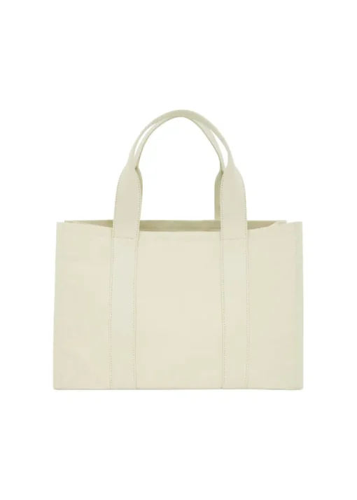Barrow Kids Borsa Tote Crema con Logo per Bambine