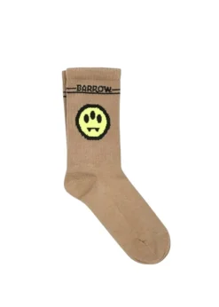 Barrow Kids Calzini Sabbia con Stampa Smile
