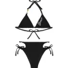 Barrow Kids Costume Bikini Nero con Logo per Bambine