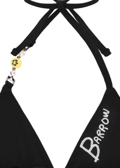Barrow Kids Costume Bikini Nero con Logo per Bambine