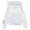 Barrow Kids Felpa con Cappuccio Celeste con Stampa per Bambini