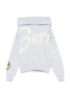Barrow Kids Felpa con Cappuccio Celeste con Stampa per Bambini