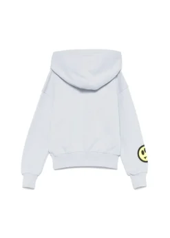 Barrow Kids Felpa con Cappuccio Celeste con Stampa per Bambini