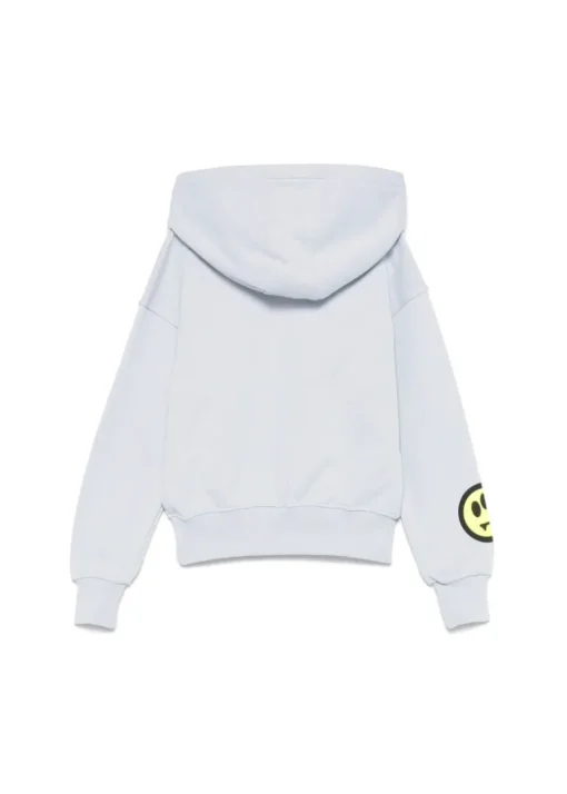 Barrow Kids Felpa con Cappuccio Celeste con Stampa per Bambini