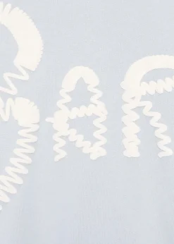 Barrow Kids Felpa con Cappuccio Celeste con Stampa per Bambini