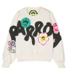 Barrow Kids Felpa Crema con Stampa per Bambine