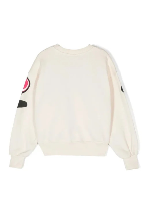 Barrow Kids Felpa Crema con Stampa per Bambine