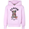 Barrow Kids Felpa Lavanda con Cappuccio con Stampa per Bambine