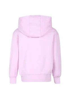 Barrow Kids Felpa Lavanda con Cappuccio con Stampa per Bambine