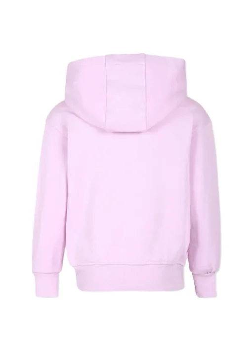 Barrow Kids Felpa Lavanda con Cappuccio con Stampa per Bambine