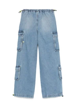 Barrow Kids Jeans Cargo Denim Chiaro per Bambini