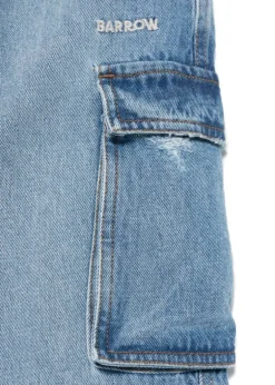 Barrow Kids Jeans Cargo Denim Chiaro per Bambini
