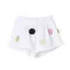 Barrow Kids Shorts Bianchi con Smiles per Bambine