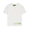 Barrow Kids T-shirt Bianca con Stampa Logo per Bambini