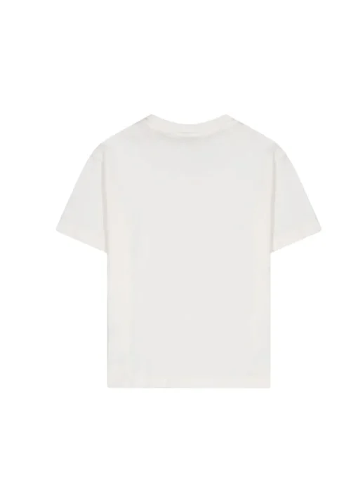 Barrow Kids T-shirt Bianca con Stampa Logo per Bambini