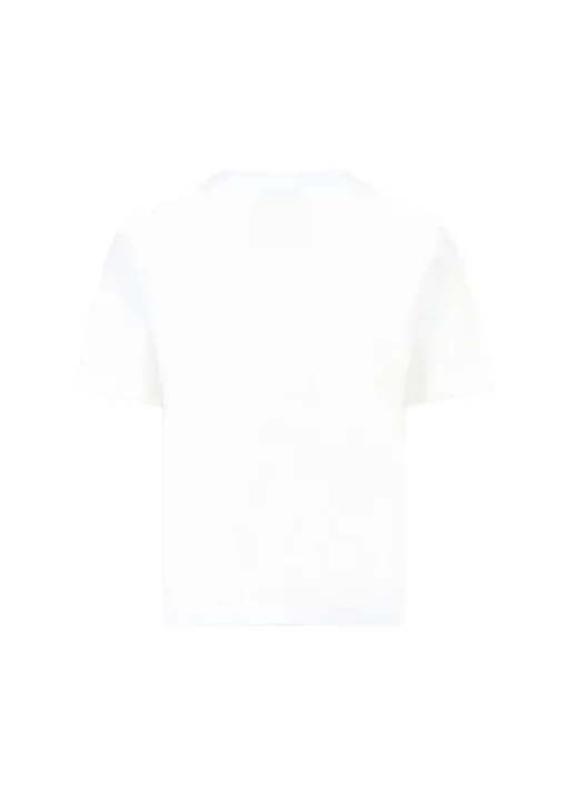 Barrow Kids T-shirt Bianca con Stampa e Smile