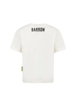 Barrow Kids T-shirt Crema con Stampa Smiles per Bambini