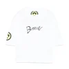 Barrow Kids T-shirt Crop Bianca con Stampa per Bambine