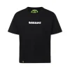 Barrow Kids T-shirt Nera con Stampa Retro per Bambini