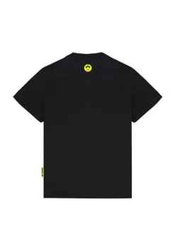 Barrow Kids T-shirt Nera con Stampa Shoes per Bambini