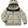Blauer Kids Giubbino Beige con Patch Logo per Bambini