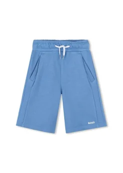 Boss Kids Bermuda Celeste con Micro Logo per Bambini