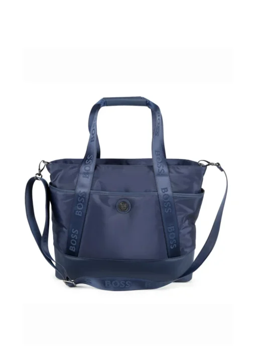 Boss Kids Borsa Mamma Blu con Fasciatoio