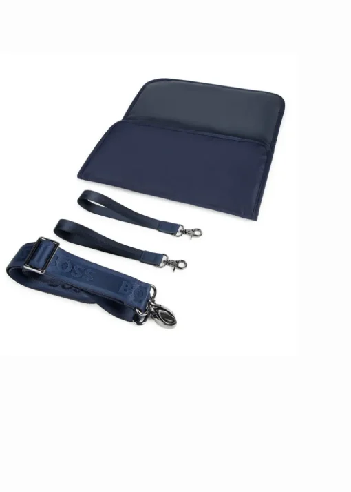 Boss Kids Borsa Mamma Blu con Fasciatoio