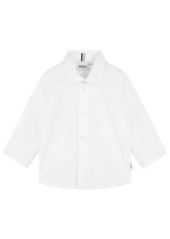 Boss Kids Camicia Bianca per Neonati
