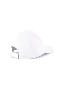 Boss Kids Cappello Bianco con Ricamo Logo per Bambini